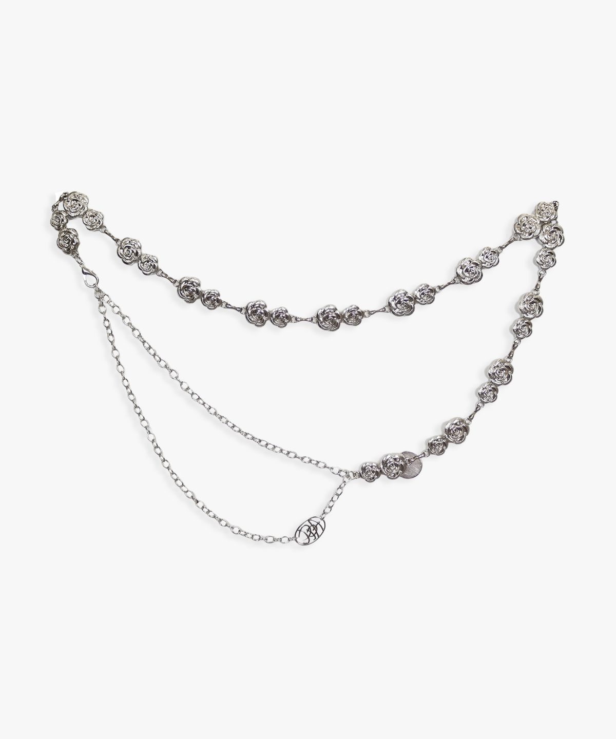 핑크파인애플(PINK PINEAPPLE) ROSE VINE CHAIN BELT_SILVER