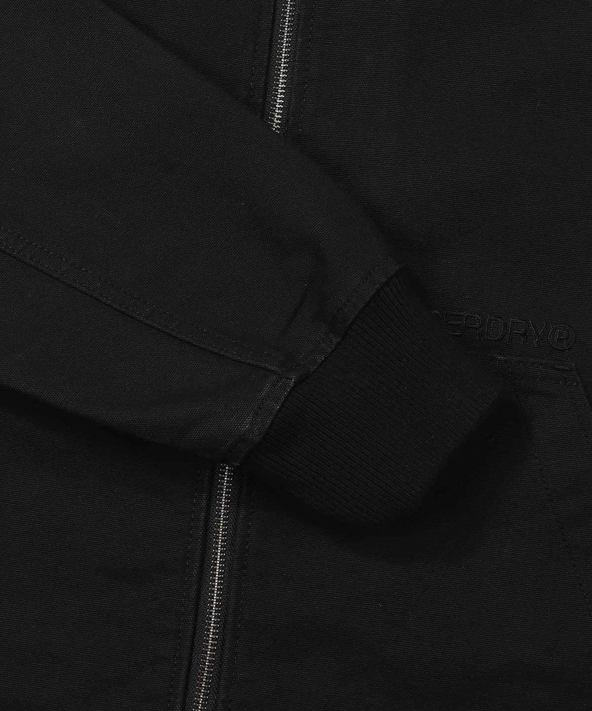 슈퍼드라이(SUPERDRY) 빈티지 2WAY 코튼 블루종 블랙