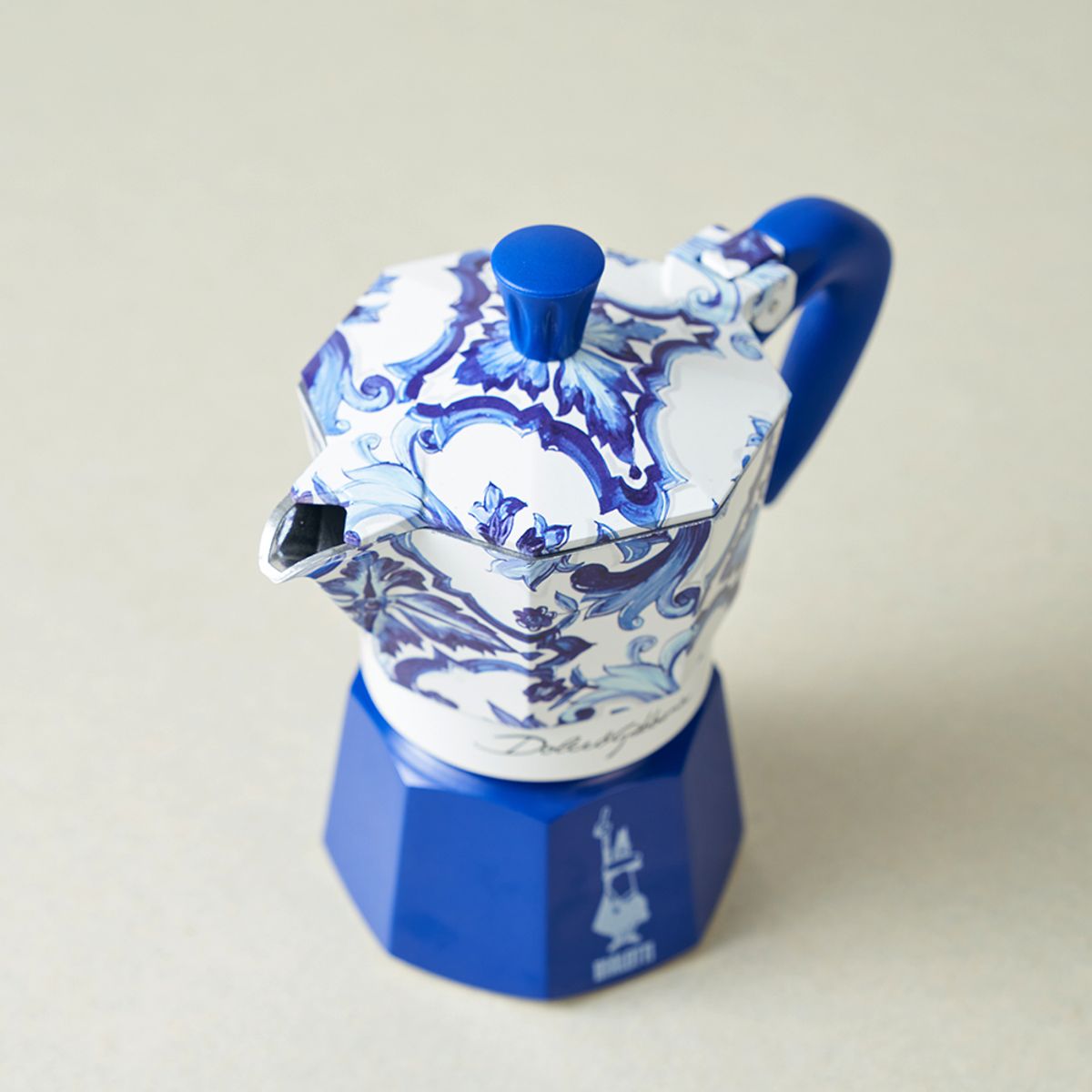 비알레띠(BIALETTI) 모카포트 돌체앤가바나 블루 3컵