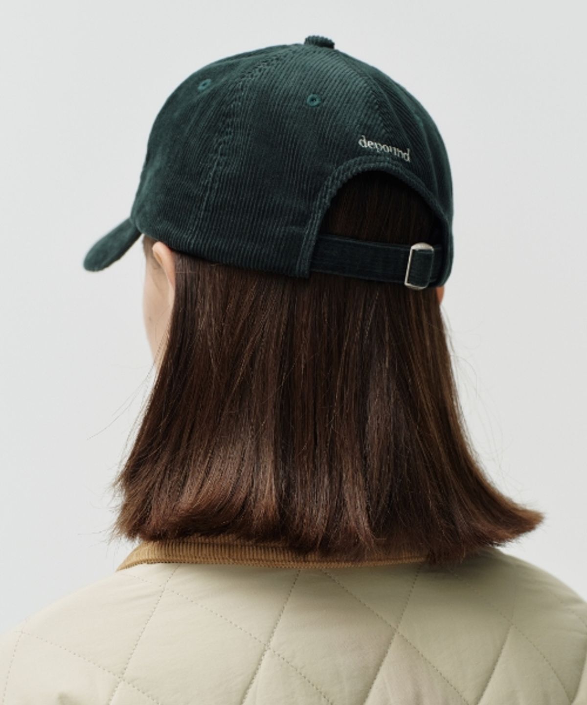 드파운드(DEPOUND) dpwd 코듀로이 볼캡 [다크 그린]