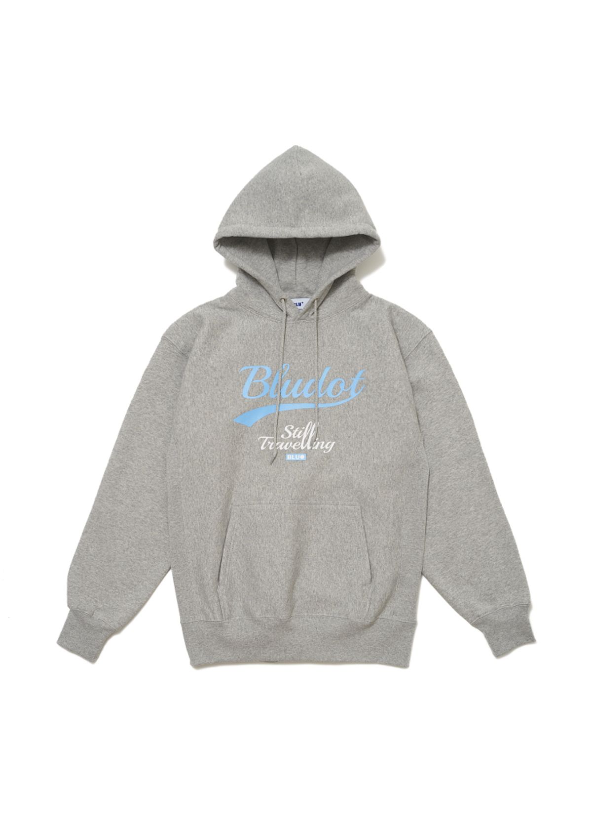 블루닷(BLUDOT) 그래픽 프린팅 후드티_GY