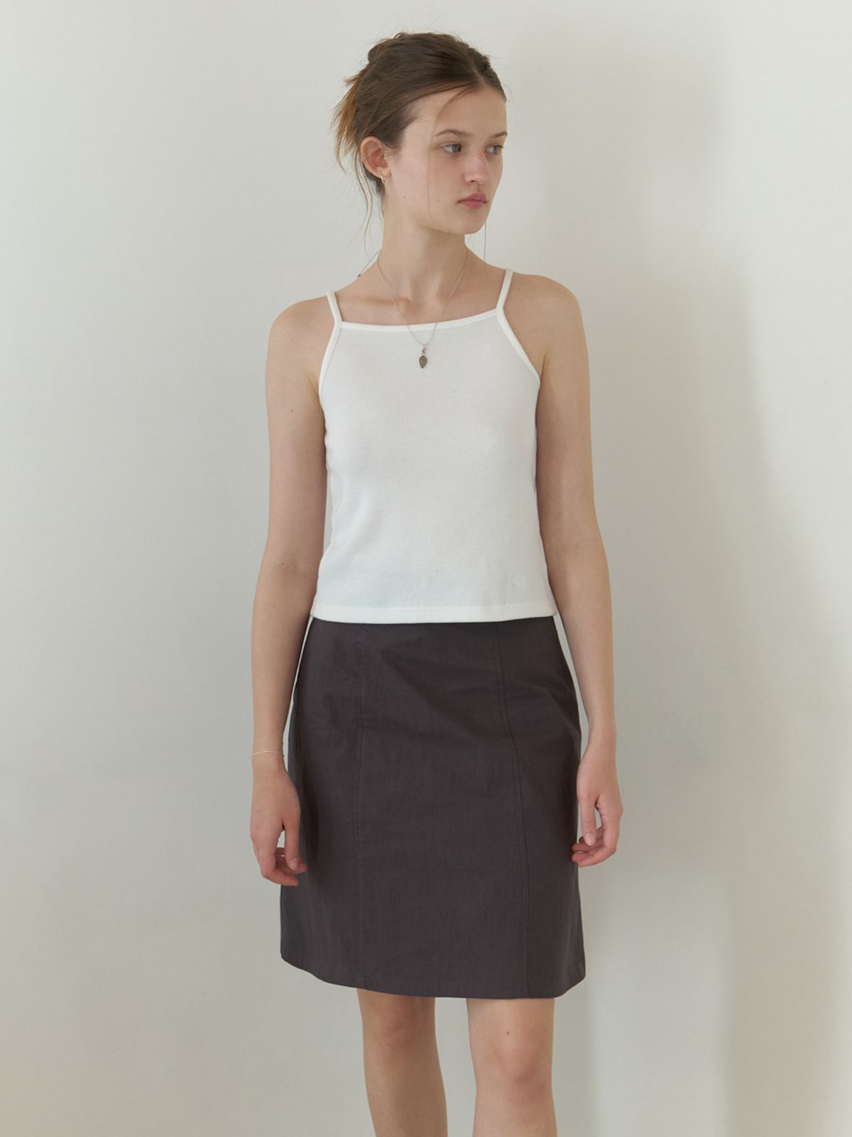 더미튼(THEMITTEN) [11th] MN waffle sleeveless (white)