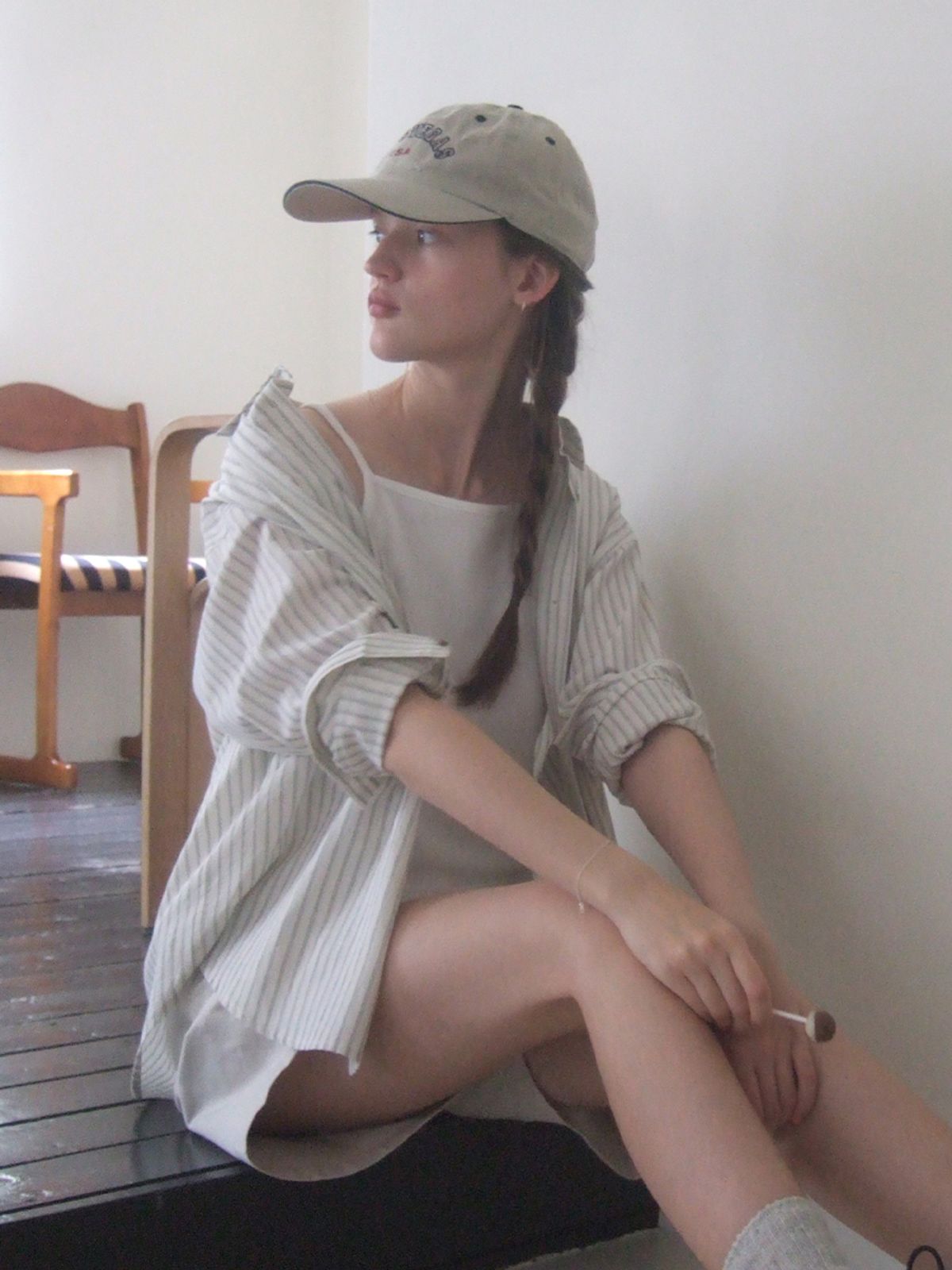 더미튼(THEMITTEN) [11th] MN waffle sleeveless (white)