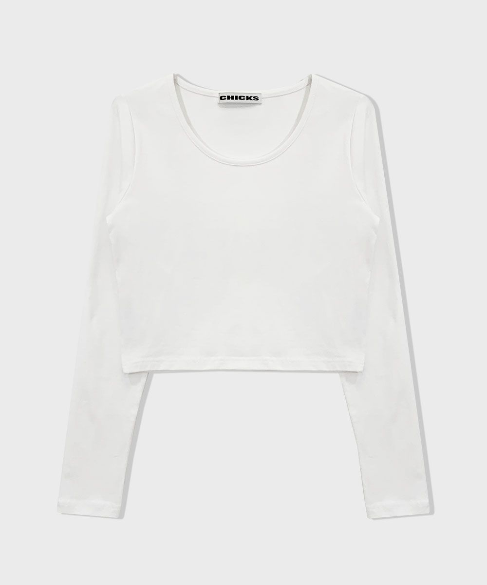 MUSINSA | COOR Natural Wrinkle Crop Half Shirt (White)