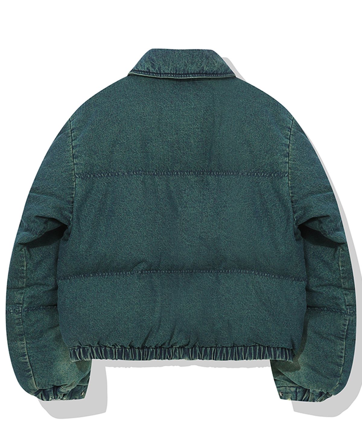 메인부스(MAINBOOTH) Vintage Denim Puffer Jacket(BLUE)