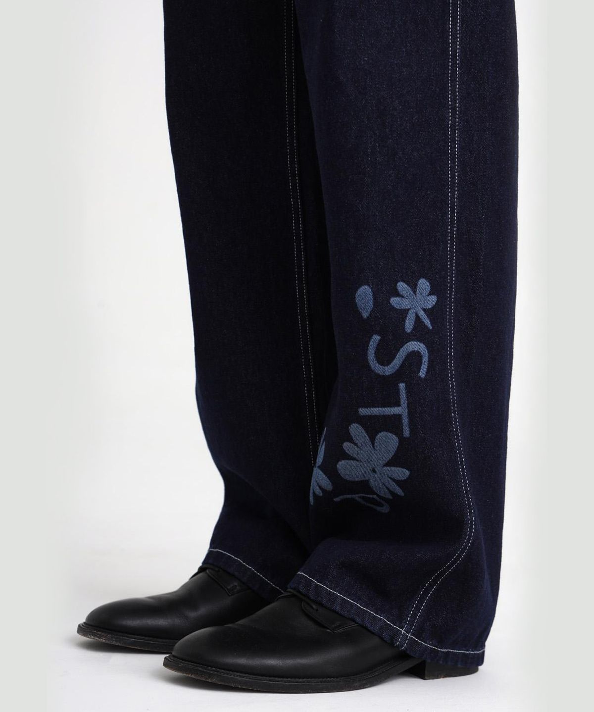 1011갤러리(1011 GALLERY) PRINTING CARPENTER DENIM PANTS