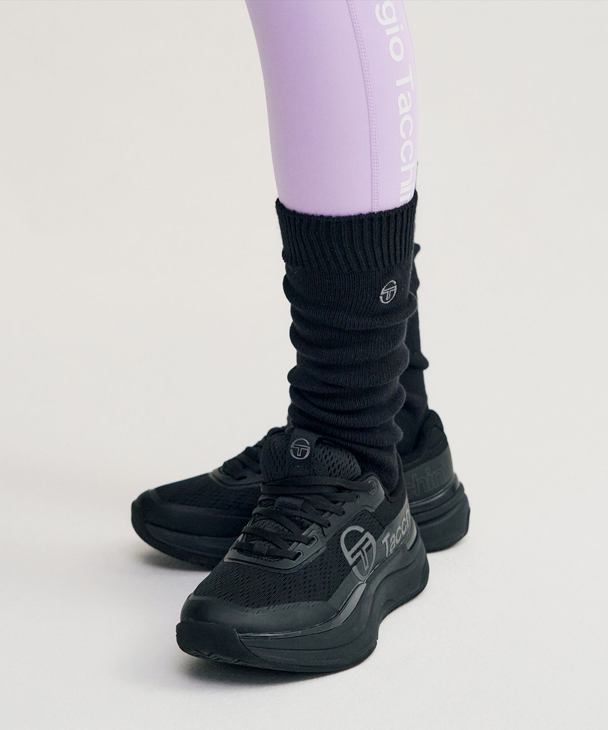 세르지오 타키니(SERGIO TACCHINI) W 레그 워머 (Black)