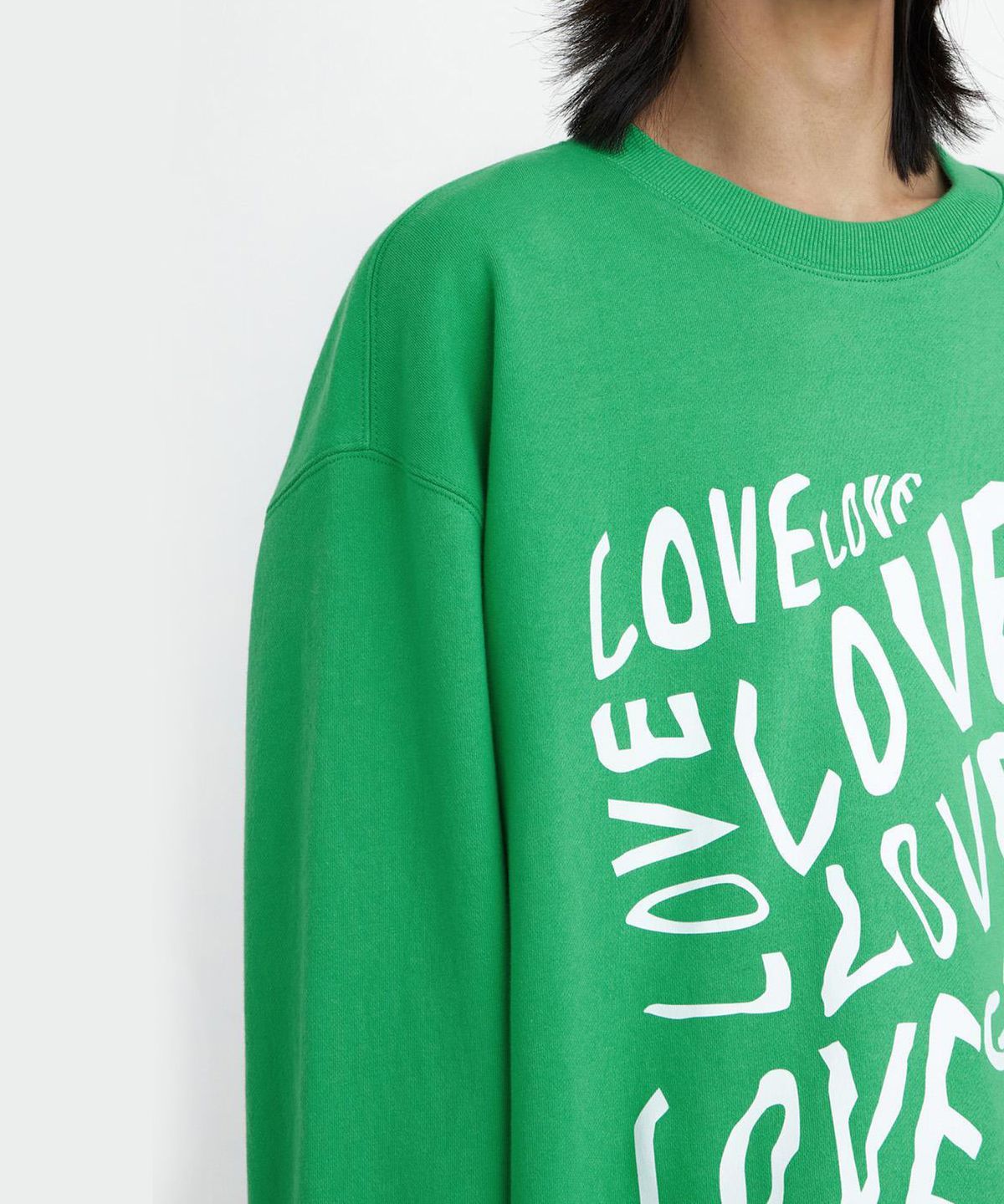 1011갤러리(1011 GALLERY) Love Graphic Long Sweatshirt