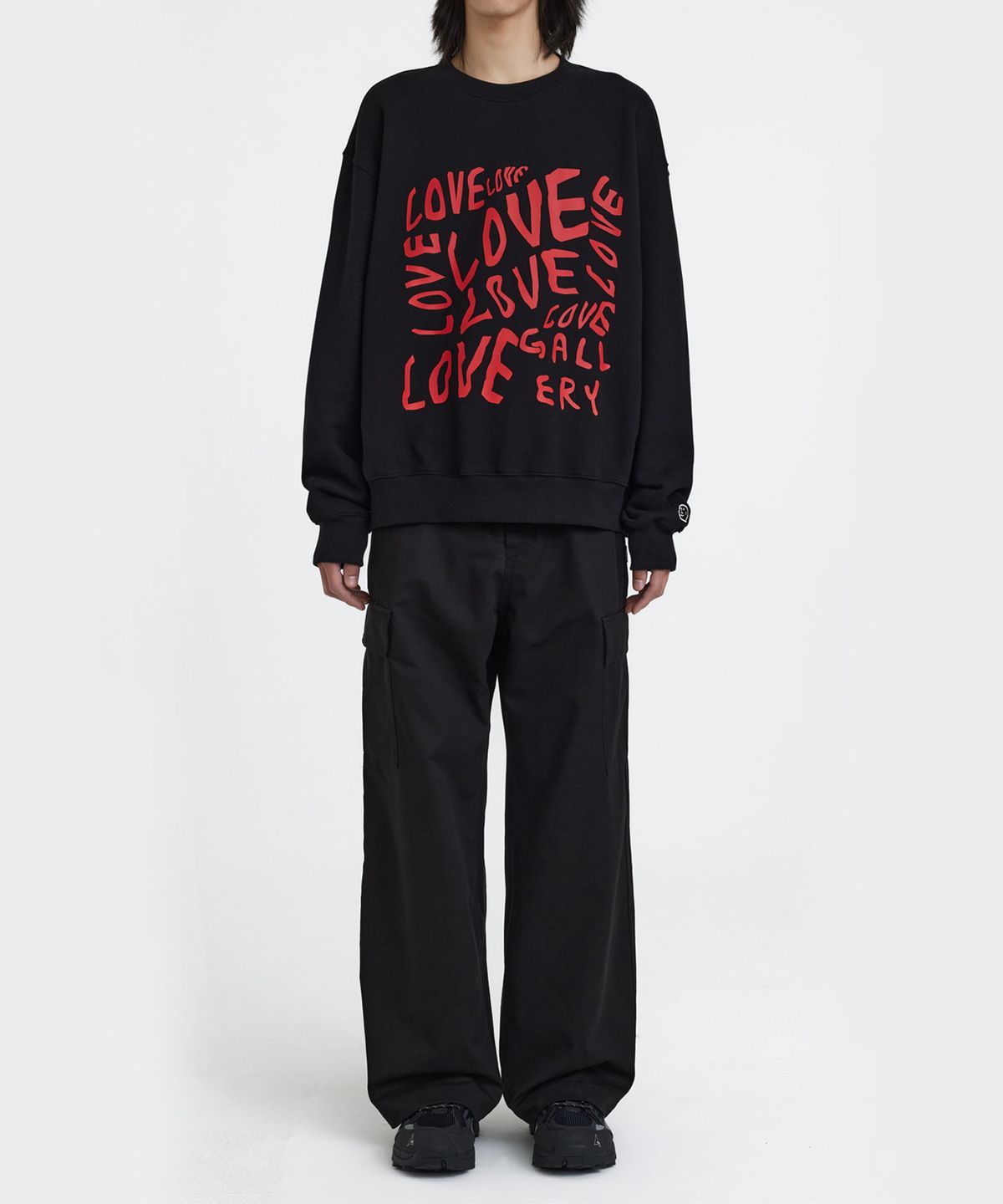 1011갤러리(1011 GALLERY) Love Graphic Long Sweatshirt