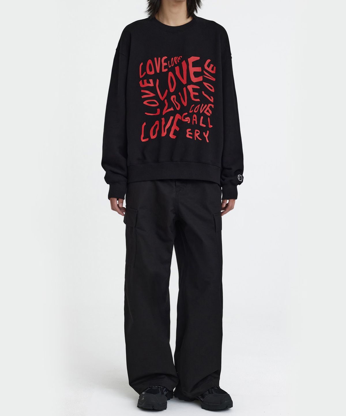 1011갤러리(1011 GALLERY) Love Graphic Long Sweatshirt