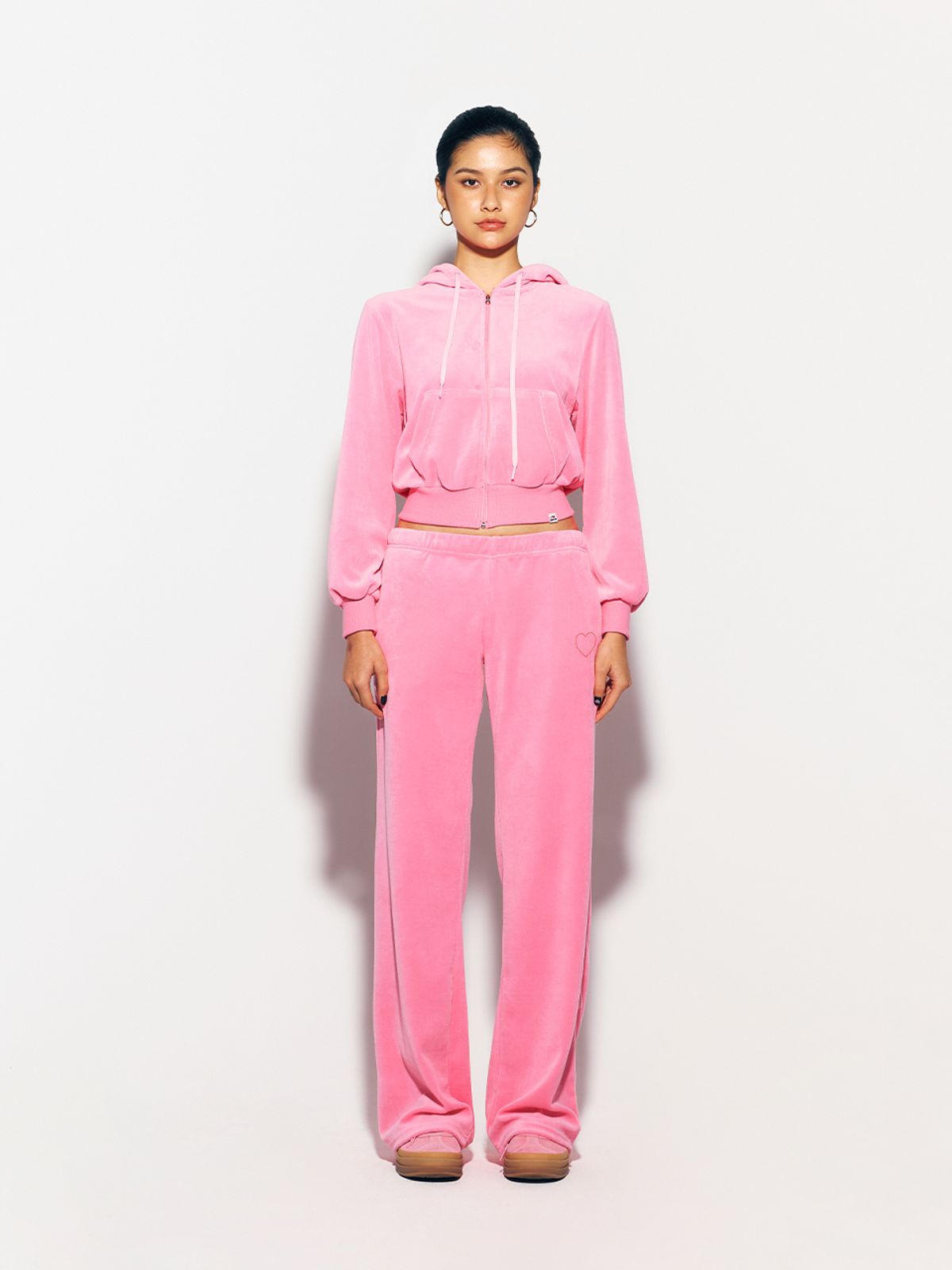 에즈이프 캘리(ASIF CALIE) GURLS BASIC TERRY PANTS PINK