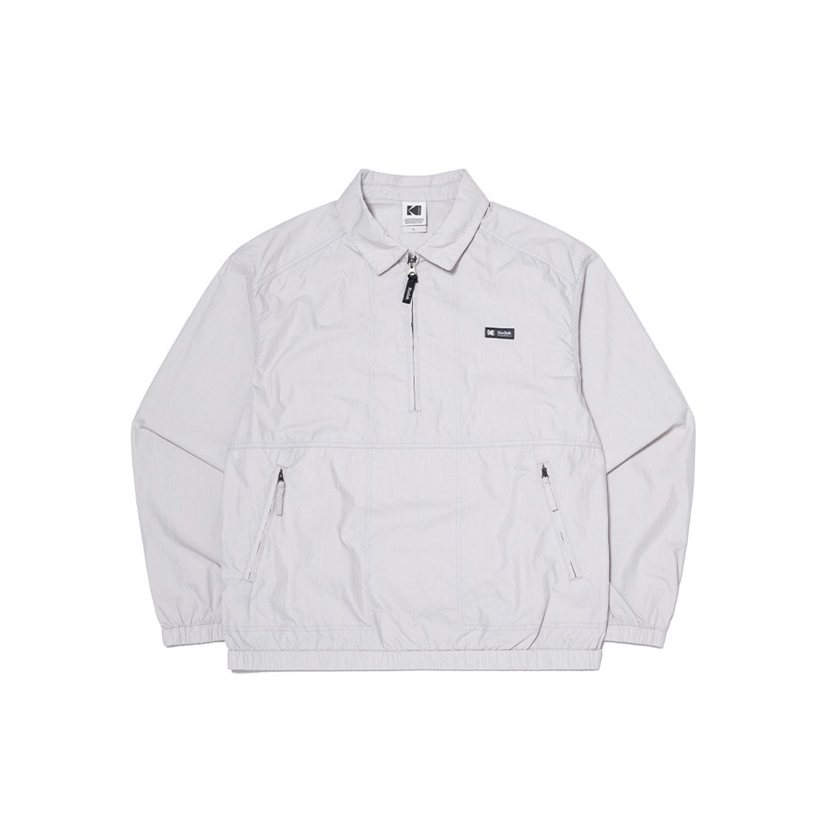 코닥(KODAK) 가먼트워싱 카라 아노락 자켓 LIGHT GREY
