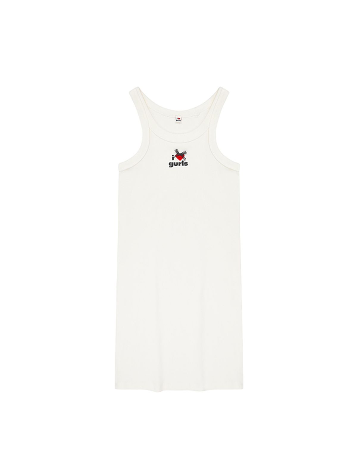 에즈이프 캘리(ASIF CALIE) GURLS BASIC LONG SLEEVELESS WHITE