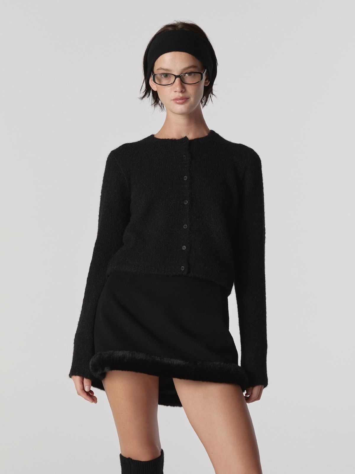 글로니(GLOWNY) MALONE KNIT CARDIGAN (4 Colors)