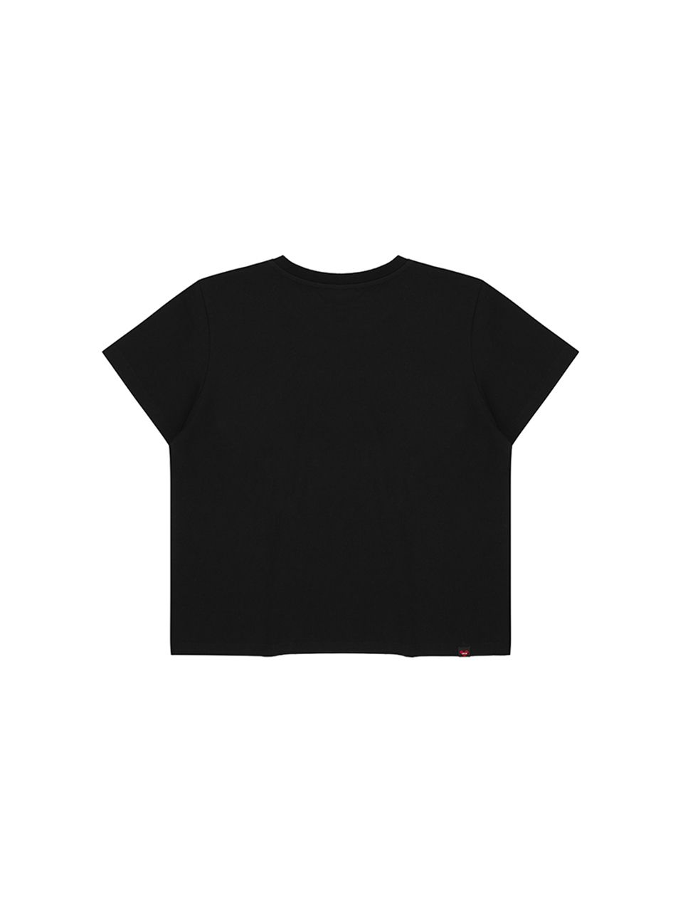◆as if calie◆ LOVE GURLS GRAPHIC CROP TSHIRT BLACK CA25BST MUSINSA | ASIF CALIE LOVE GURLS T-SHIRT BLACK