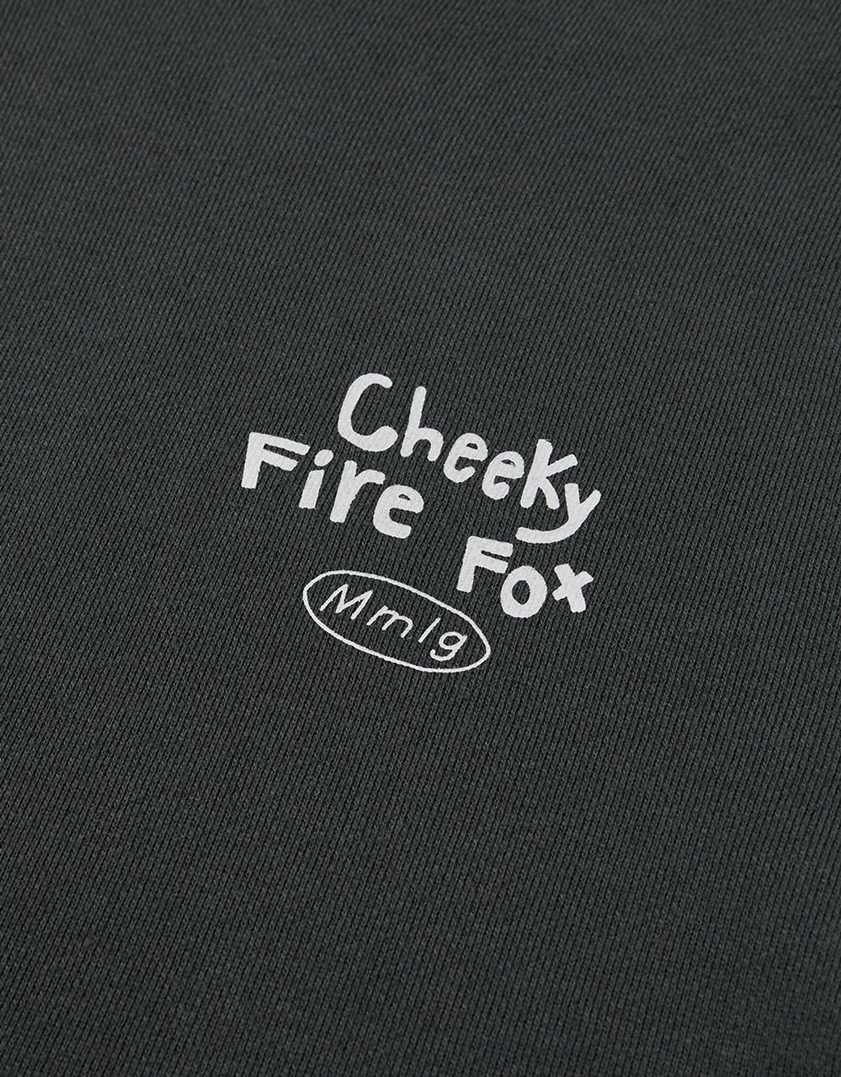 엠엠엘지(MMLG) [Mmlg] FIRE FOX HOODIE (SQUID BLACK)