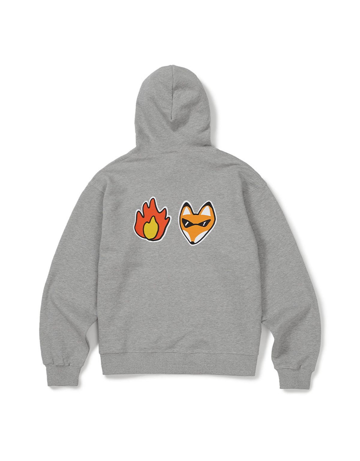 엠엠엘지(MMLG) [Mmlg] FIRE FOX HOODIE (EVERY GREY)