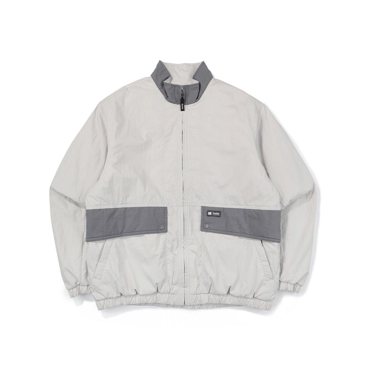 코닥(KODAK) 가먼트워싱 패딩 자켓 LIGHT GREY