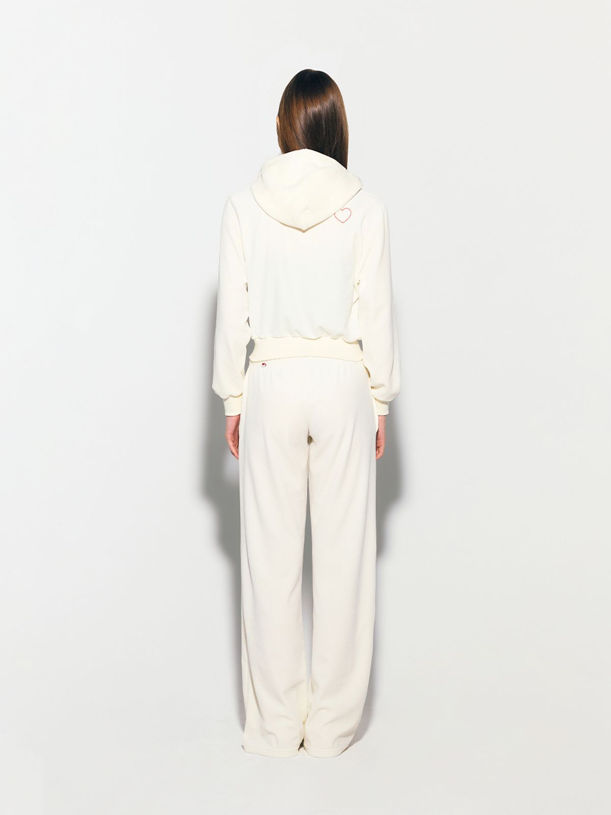 에즈이프 캘리(ASIF CALIE) GURLS BASIC TERRY HOOD ZIPUP IVORY