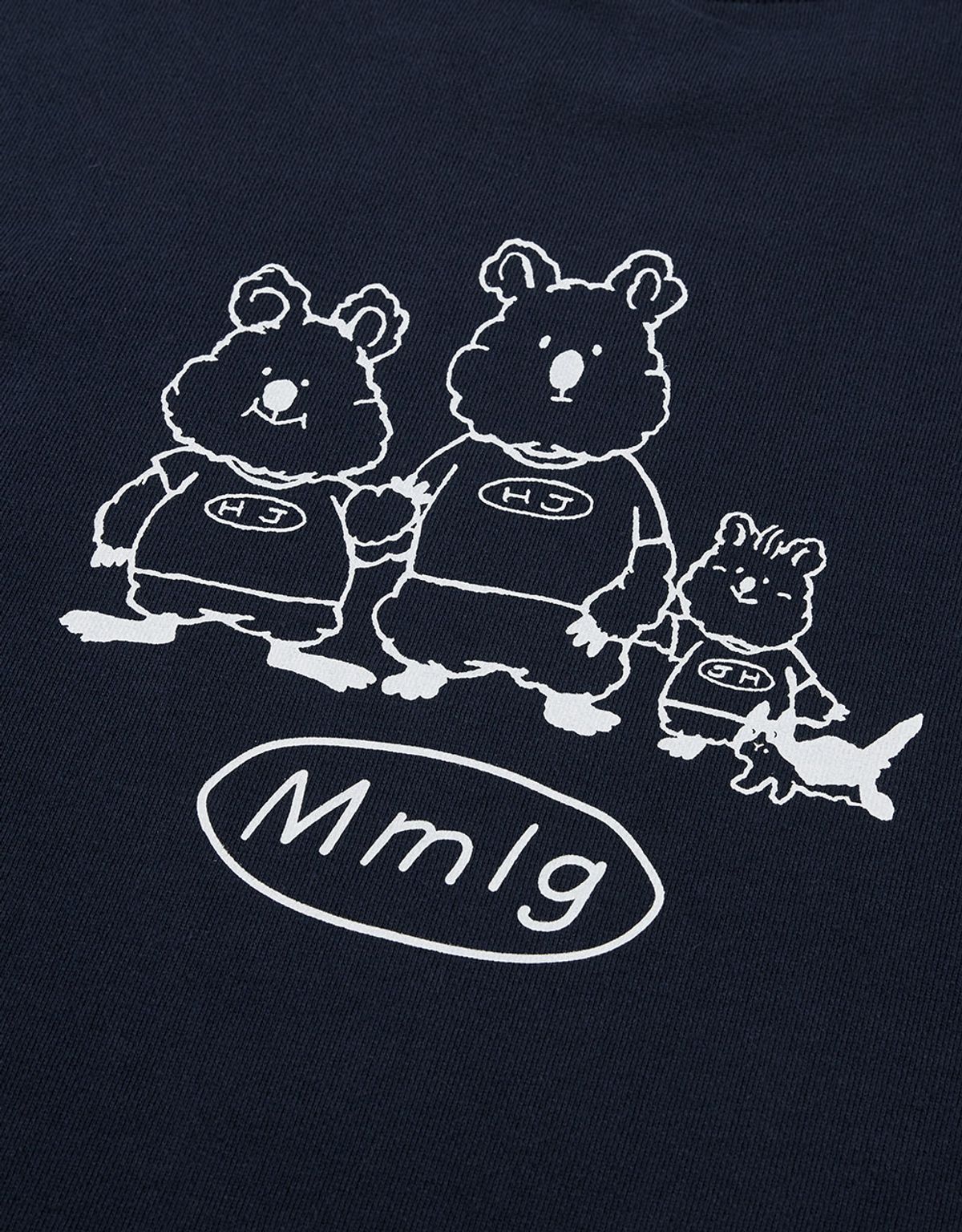 엠엠엘지(MMLG) [Mmlg] HJ FAMILY SWEAT (AUTHENTIC NAVY)