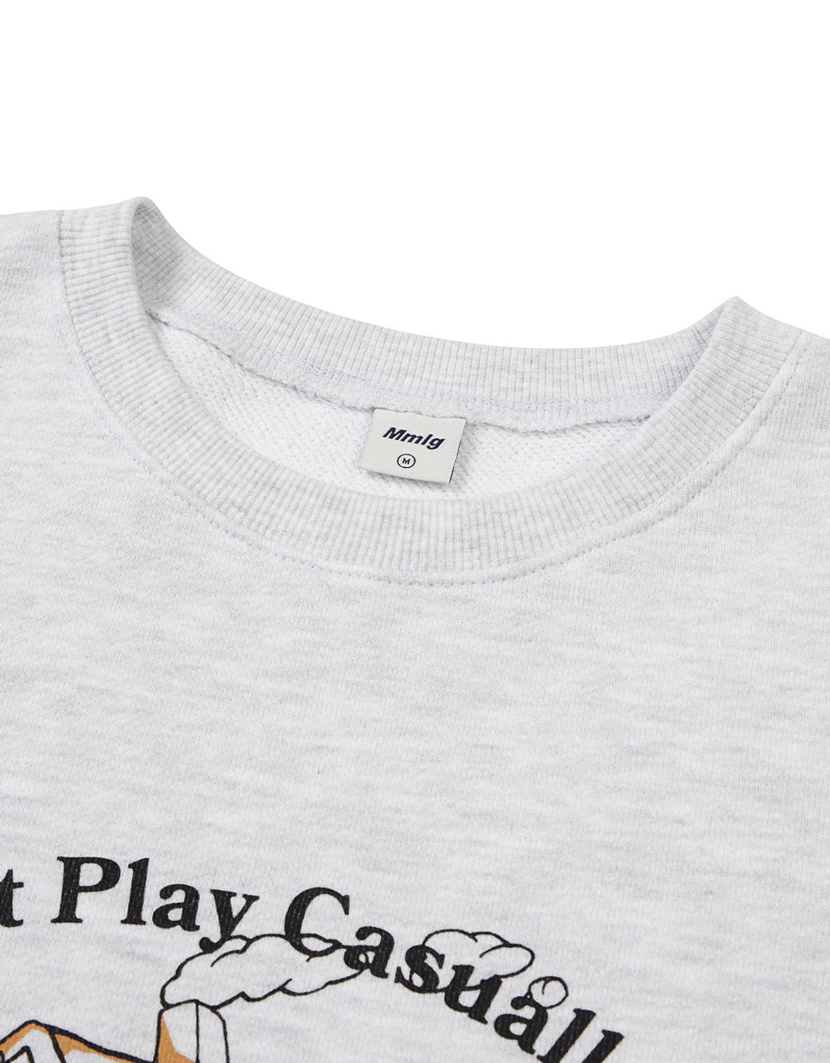 엠엠엘지(MMLG) [Mmlg] CHUBAERUB SWEAT (ASH GREY)