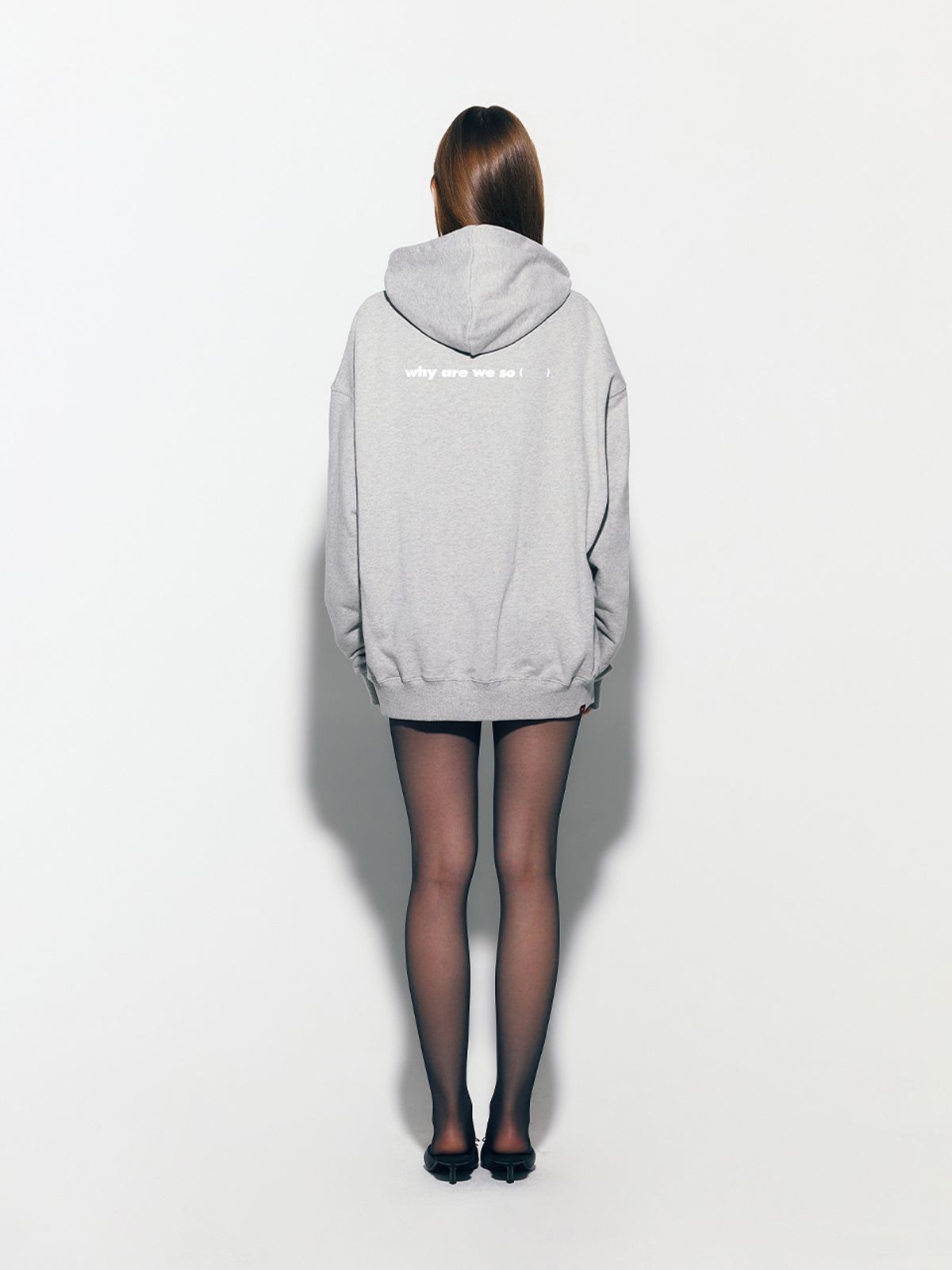 에즈이프 캘리(ASIF CALIE) GURLS OVERSIZED HOOD ZIPUP GRAY