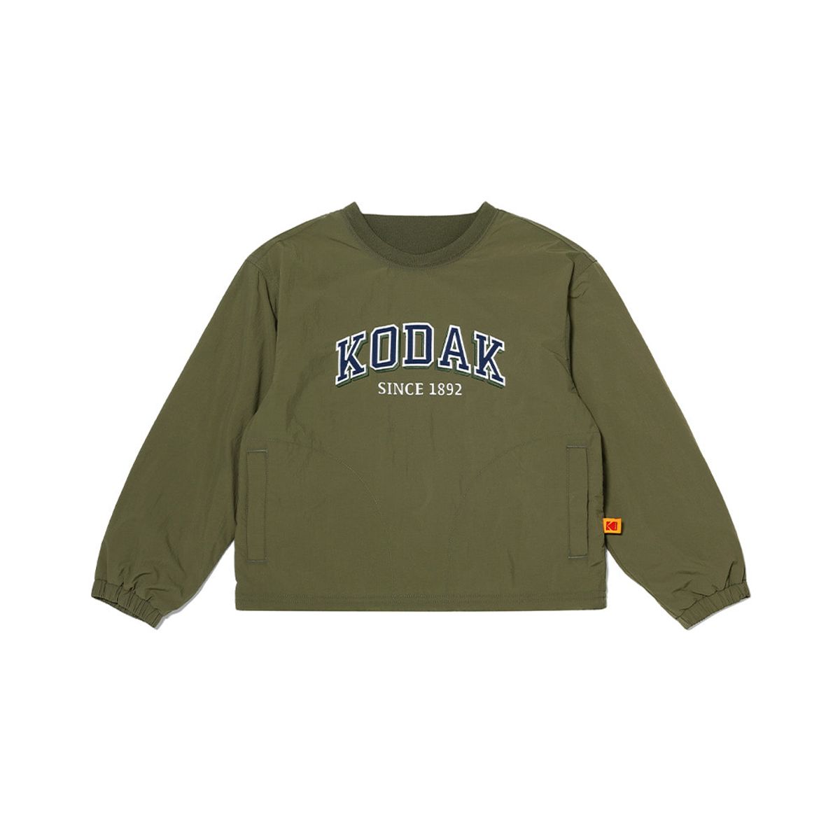 코닥 키즈(KODAK KIDS) 로고 우븐 피스테 키즈 KHAKI