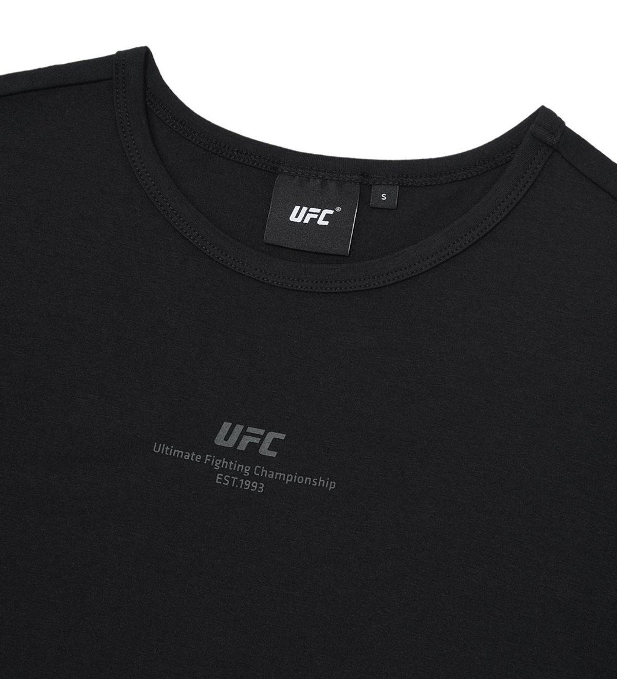 유에프씨 스포츠(UFC SPORT) UFC 플로우 릴렉스핏 반팔 티셔츠 블랙 U2SSW2201BK