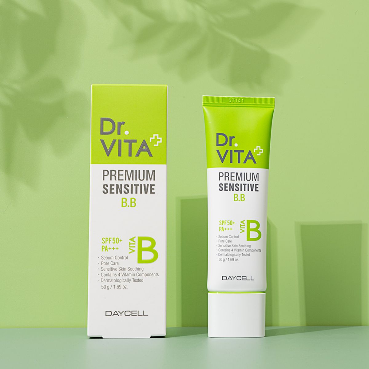 닥터비타(DRVITA) [3종체험샘플증정]3중기능성 프리미엄 센서티브 비비 50g(SPF50+/PA+++)