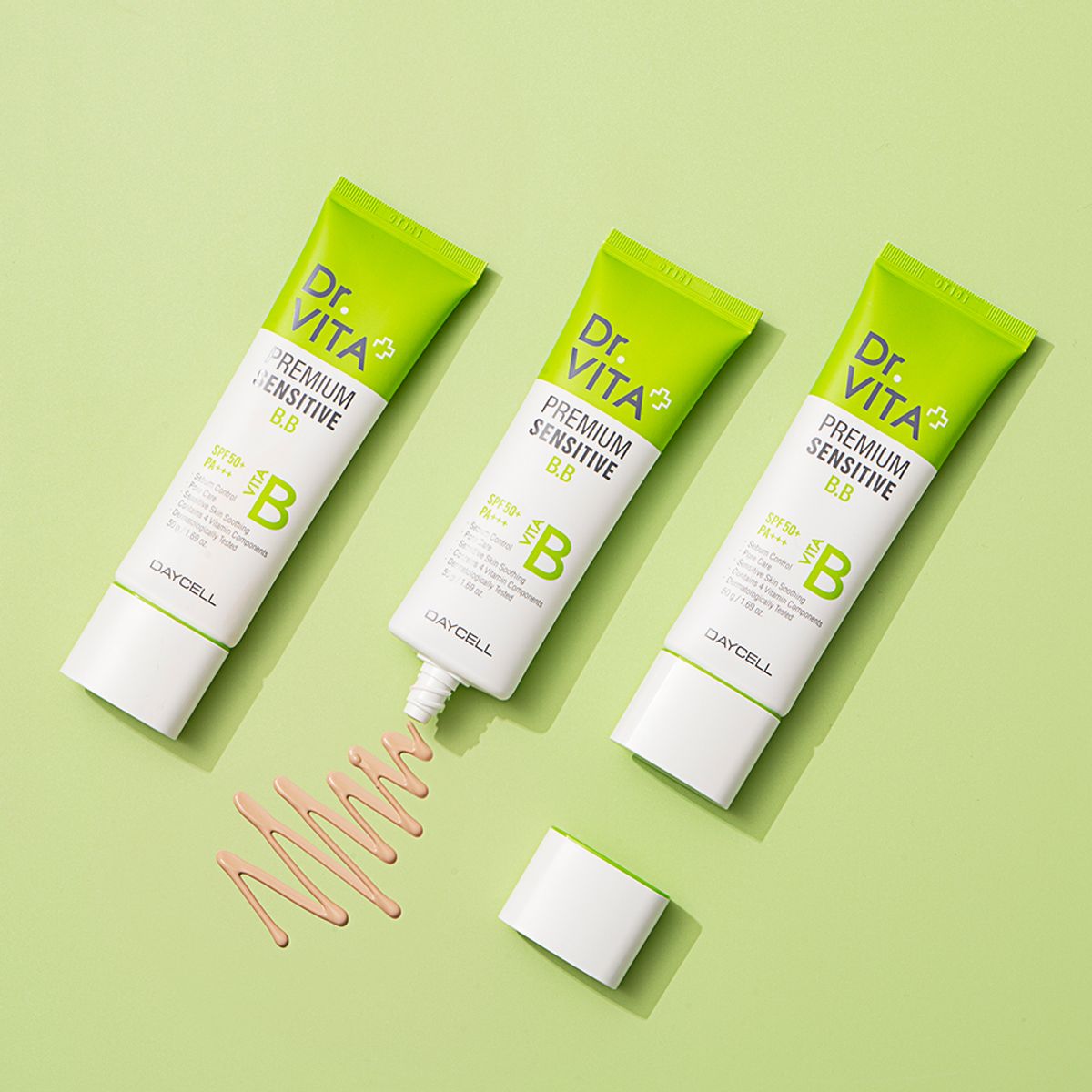 닥터비타(DRVITA) [3종체험샘플증정]3중기능성 프리미엄 센서티브 비비 50g(SPF50+/PA+++)