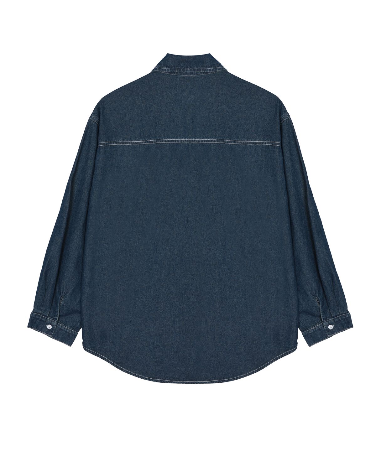 닉앤니콜(NICK&NICOLE) MINIMAL CLASSIC DENIM SHIRTS_BLUE