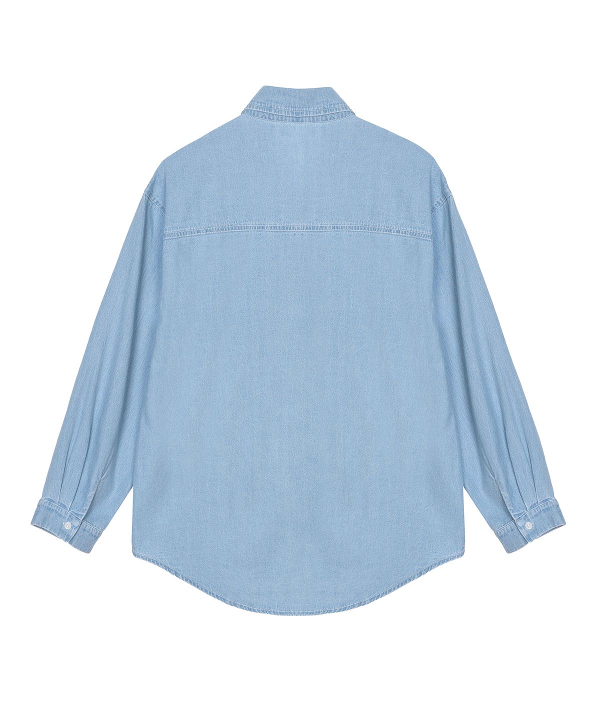 닉앤니콜(NICK&NICOLE) MINIMAL CLASSIC DENIM SHIRTS_LIGHT BLUE