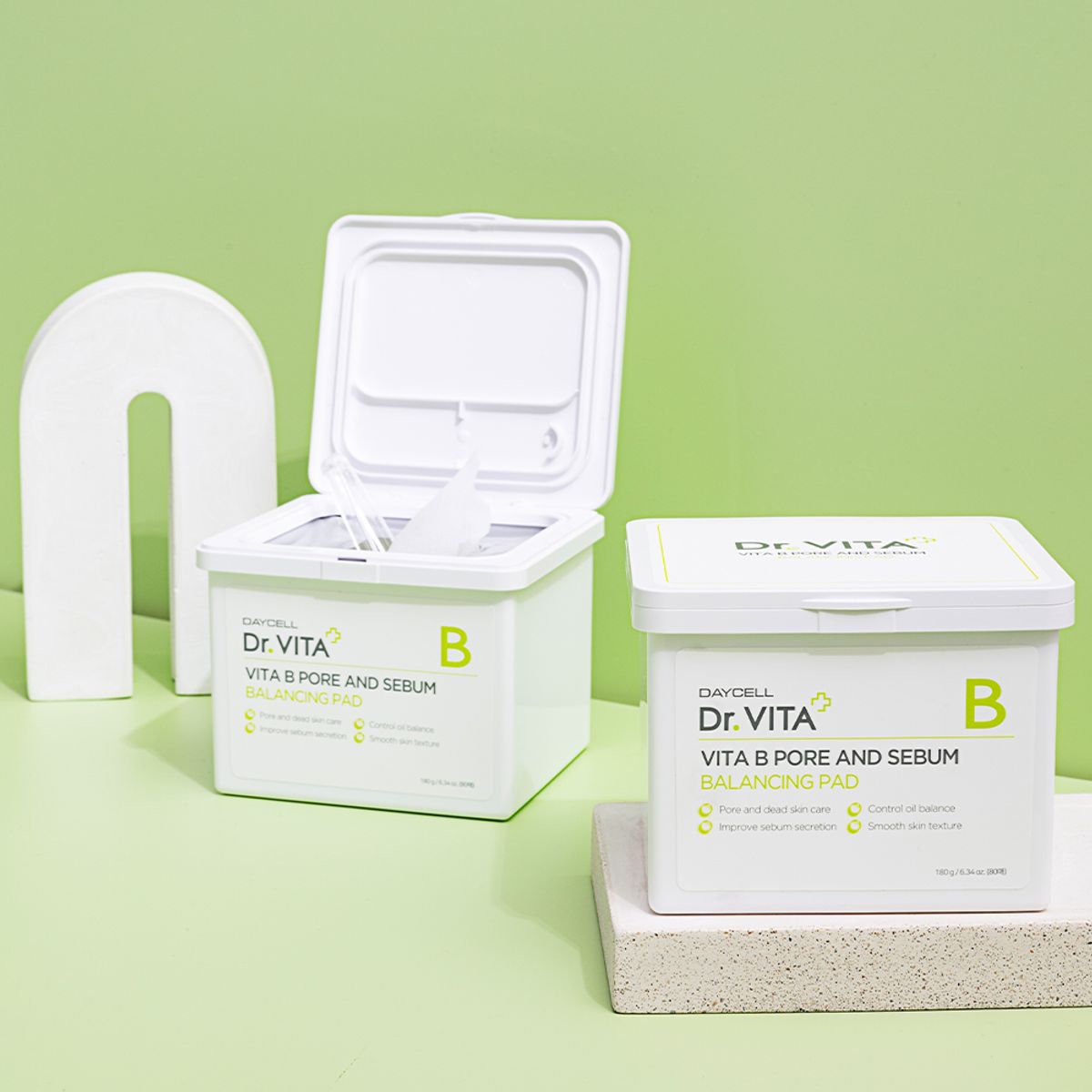 닥터비타(DRVITA) [2pack] 모공케어 비타민B 포어 앤 세범 밸런싱 패드 180g 80매+80매+사은품증정