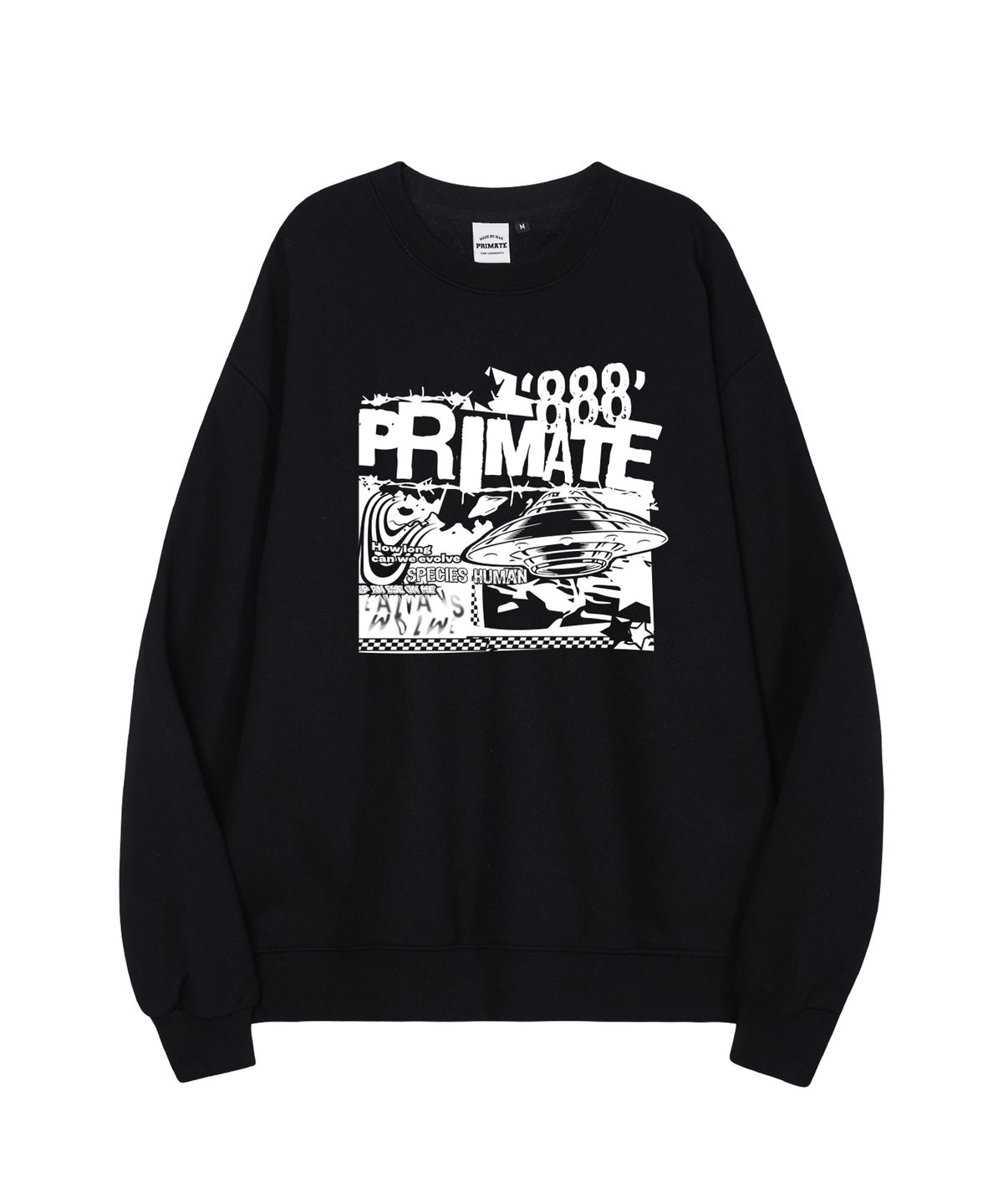 프라임에이트(PRIMATE) [기모/NO기모] SPACE 오버핏 맨투맨 6 COLORS