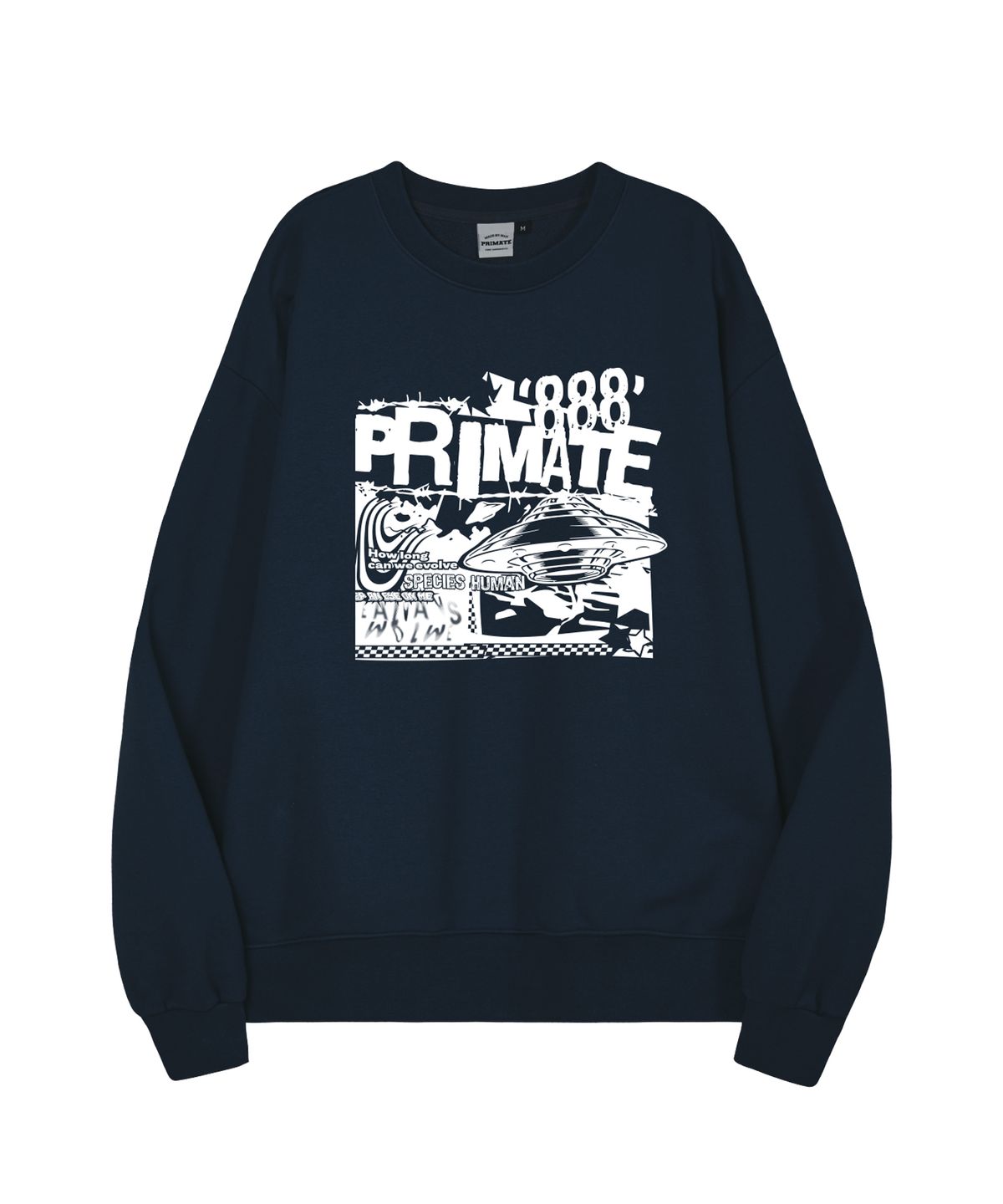 프라임에이트(PRIMATE) [기모/NO기모] SPACE 오버핏 맨투맨 6 COLORS
