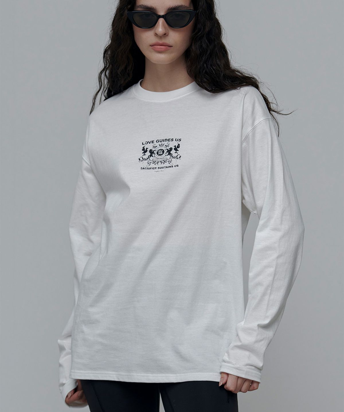 애니타임로릭(ANYTIME LOREAK) ROSE DYEING LONG SLEEVE-WHITE(W)