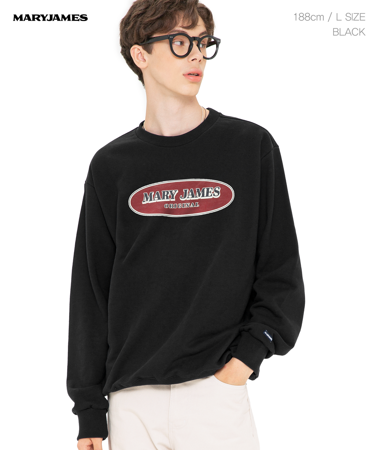 메리제임스(MARYJAMES) [남녀공용] VEDITO SWEAT SHIRT (12 COLOR)