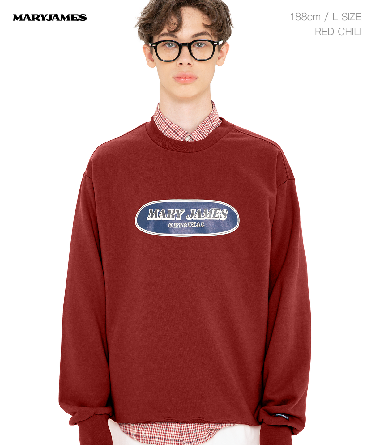메리제임스(MARYJAMES) [남녀공용] VEDITO SWEAT SHIRT (12 COLOR)