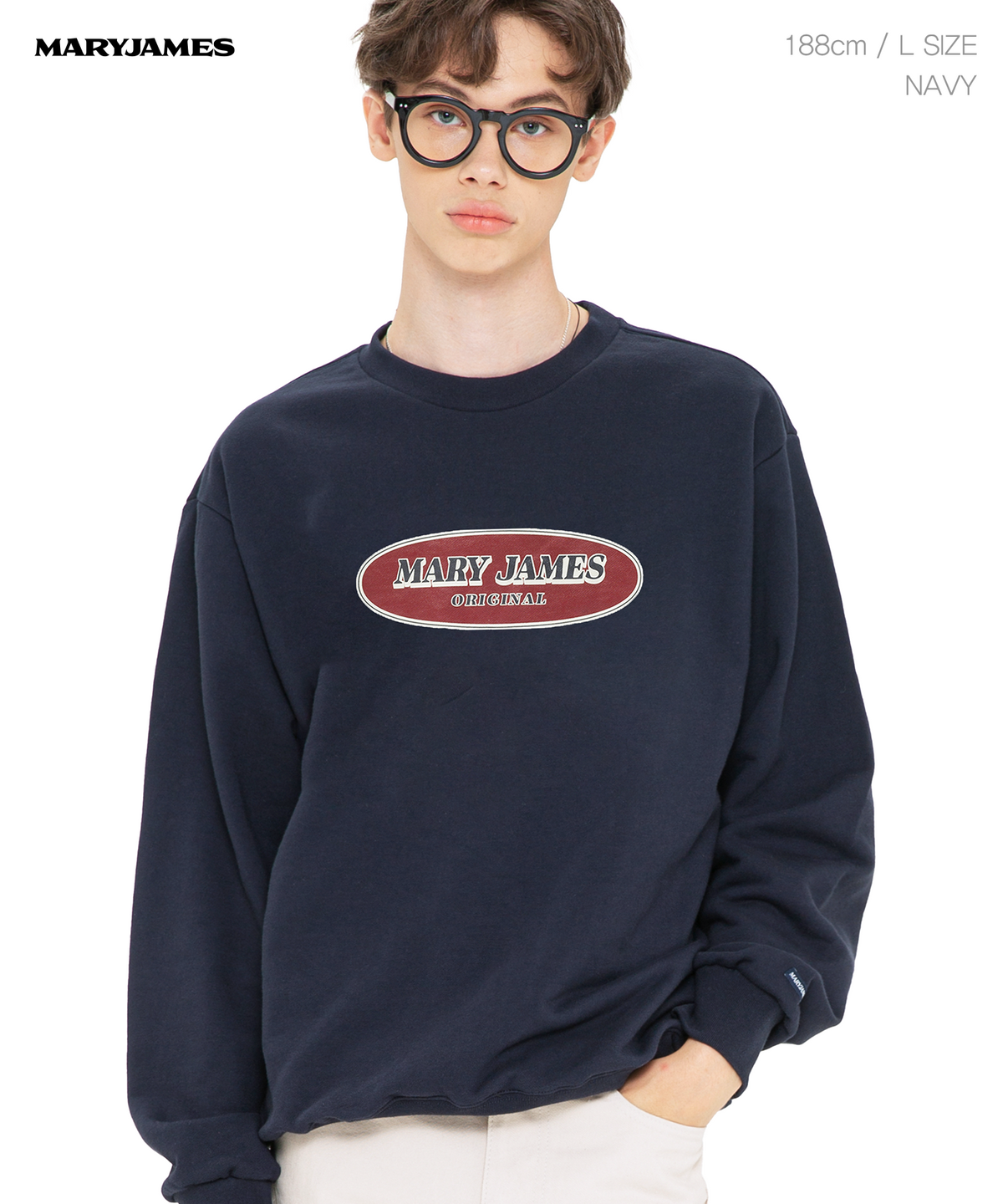 메리제임스(MARYJAMES) [남녀공용] VEDITO SWEAT SHIRT (12 COLOR)