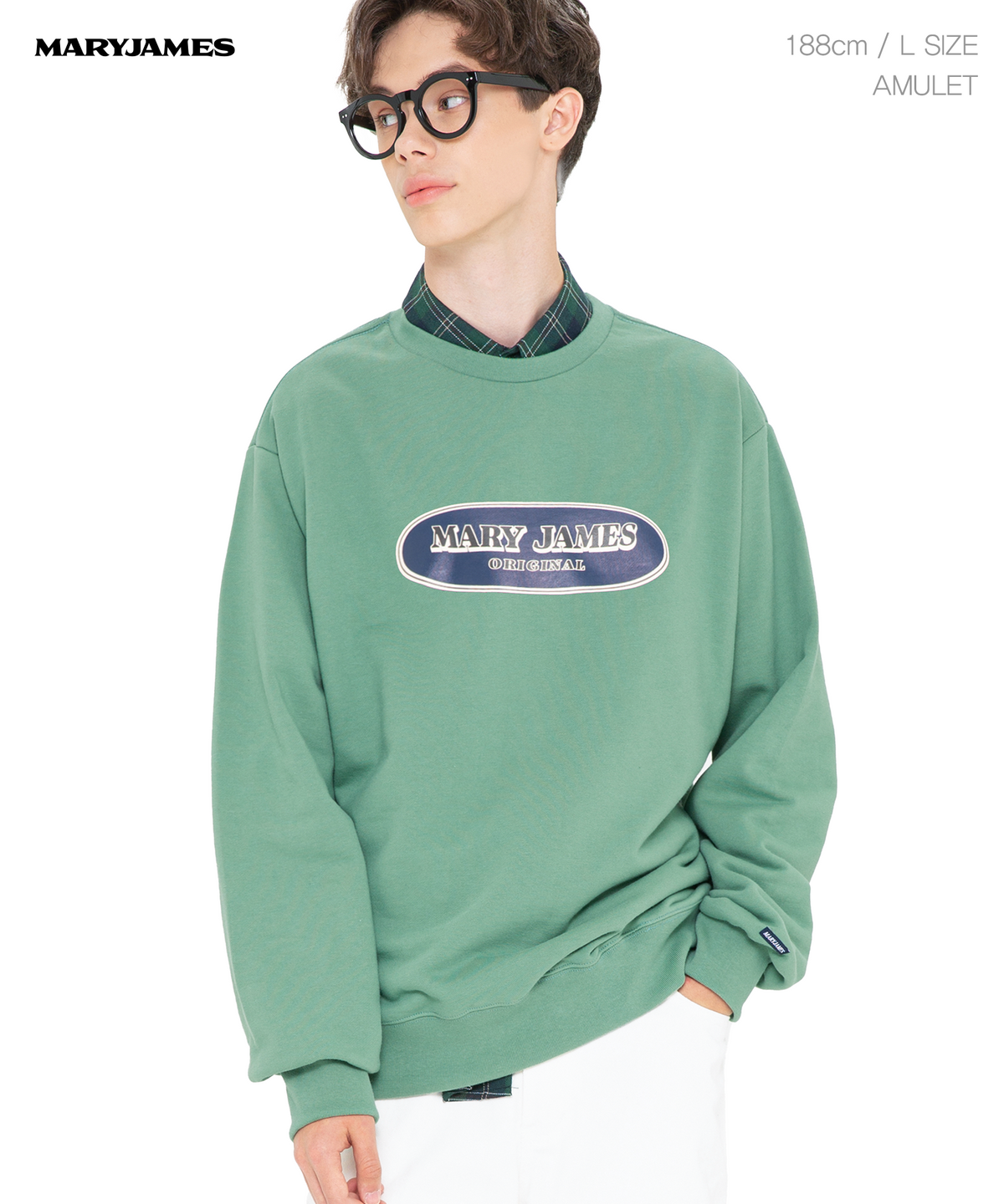 메리제임스(MARYJAMES) [남녀공용] VEDITO SWEAT SHIRT (12 COLOR)