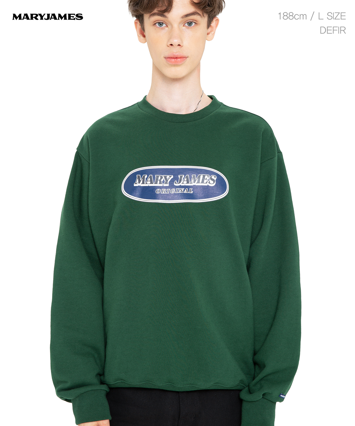 메리제임스(MARYJAMES) [남녀공용] VEDITO SWEAT SHIRT (12 COLOR)