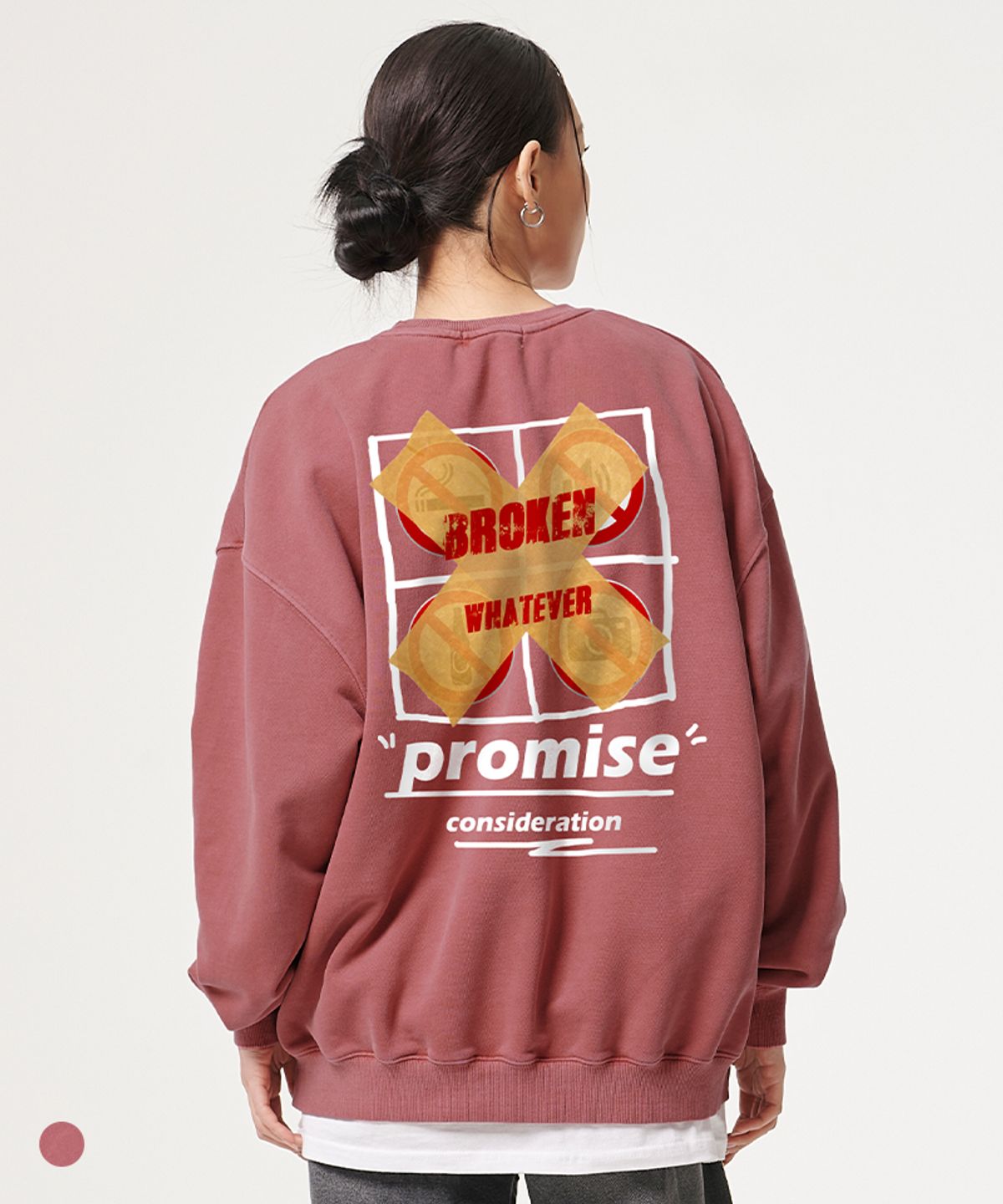 아티스트웨어(ARTISTWEAR) [ATW] 프로미스 피그먼트 맨투맨