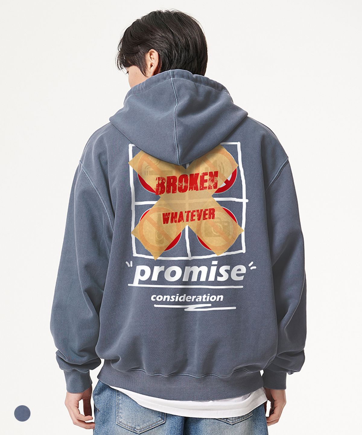아티스트웨어(ARTISTWEAR) [ATW] 프로미스 피그먼트 후드