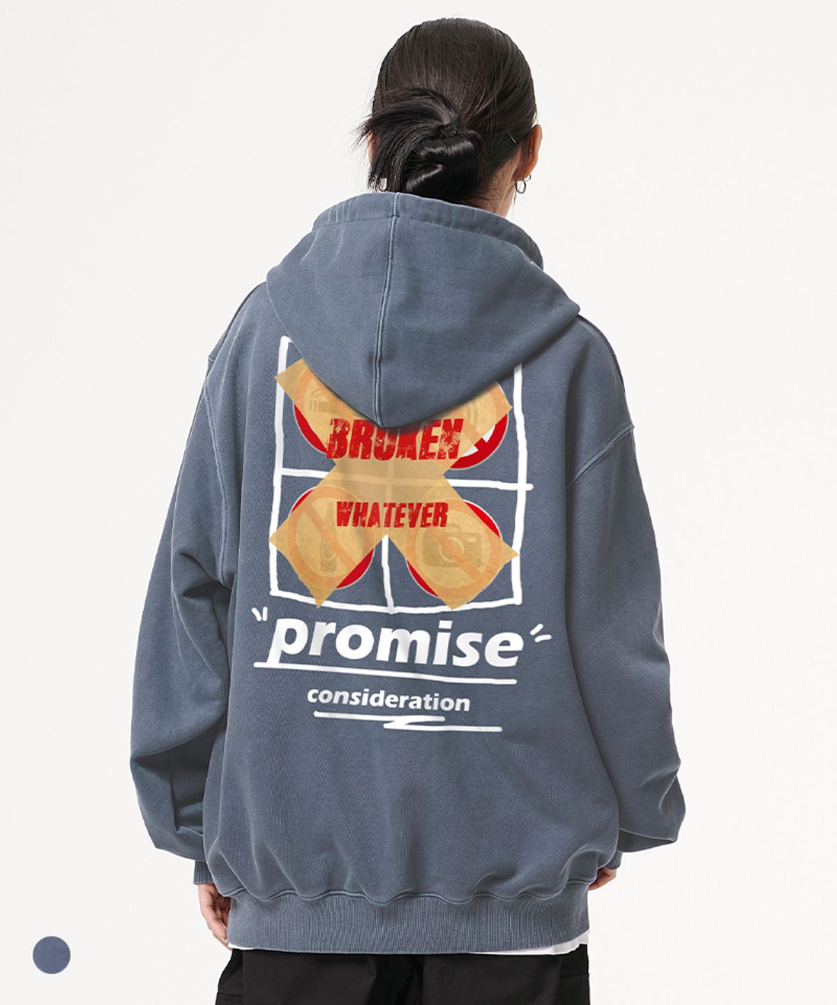 아티스트웨어(ARTISTWEAR) [ATW] 프로미스 피그먼트 후드