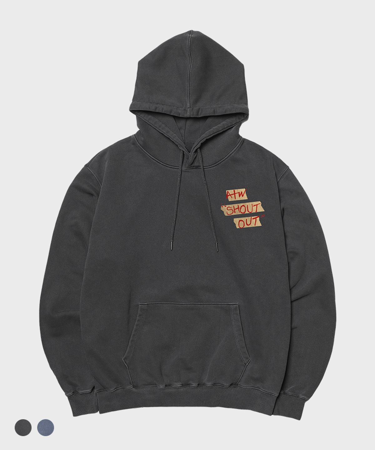아티스트웨어(ARTISTWEAR) [ATW] 샤라웃 피그먼트 후드