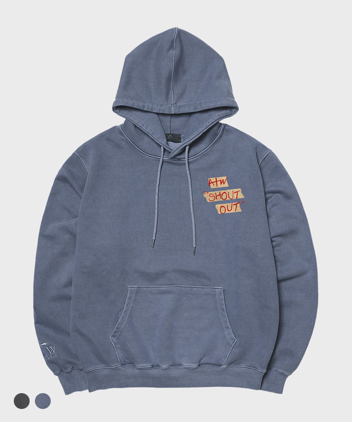 아티스트웨어(ARTISTWEAR) [ATW] 샤라웃 피그먼트 후드