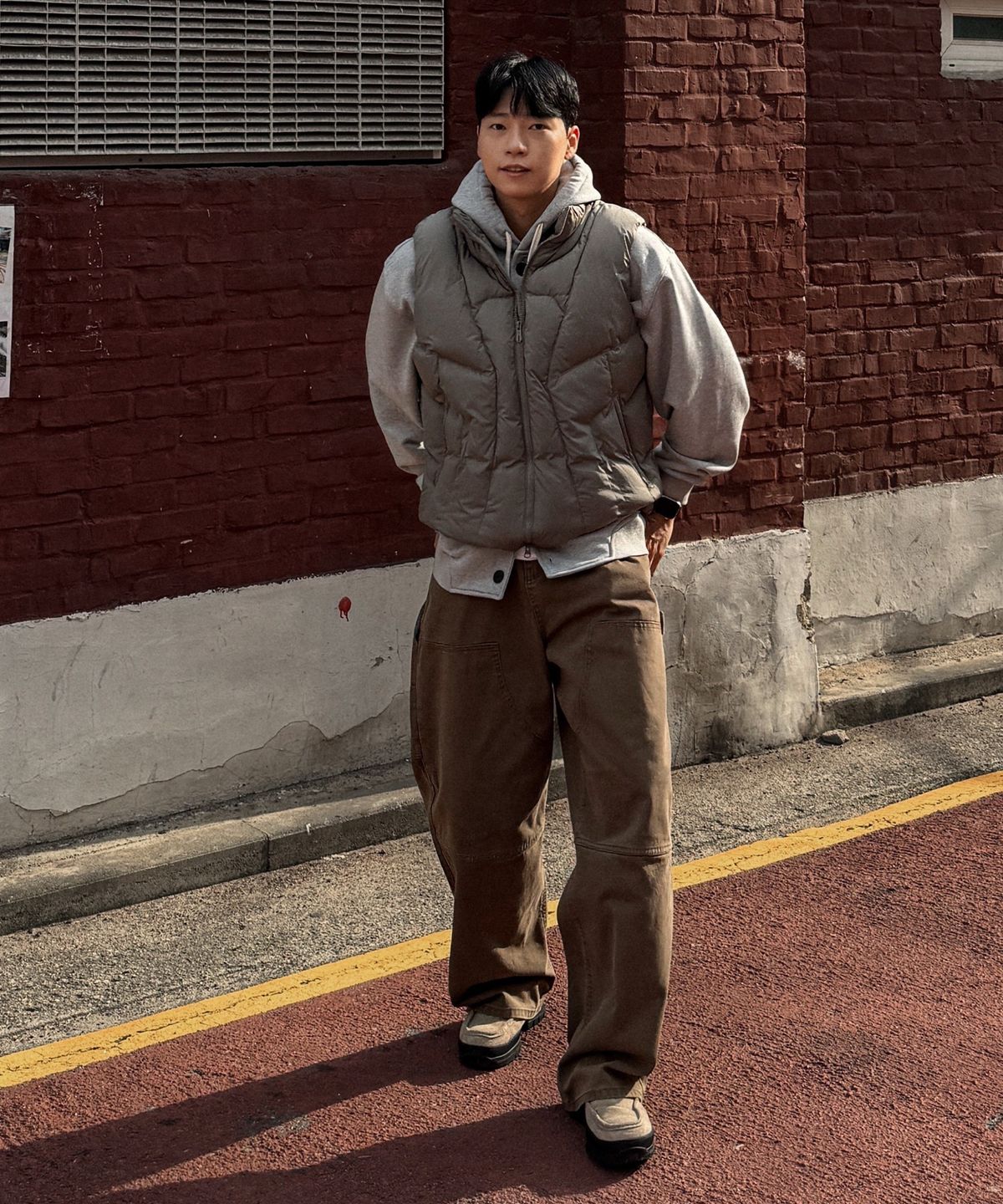 마인드브릿지(MINDBRIDGE) 두굿_퀼팅변형다운베스트 - 2color MYDV8140