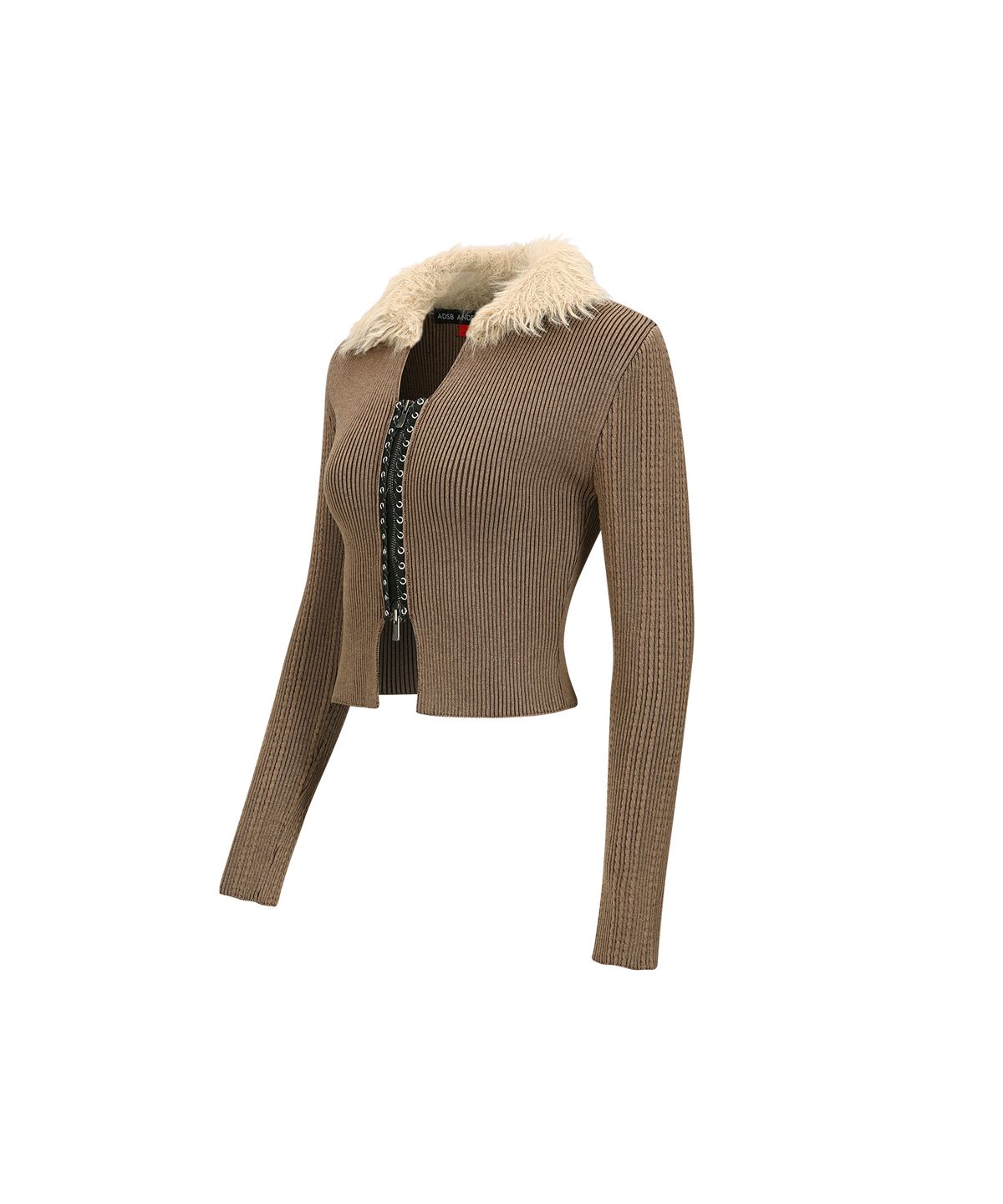 앤더슨벨(ADSB ANDERSSON BELL) 레이스업 니트 가디건 atb1185w(BROWN)