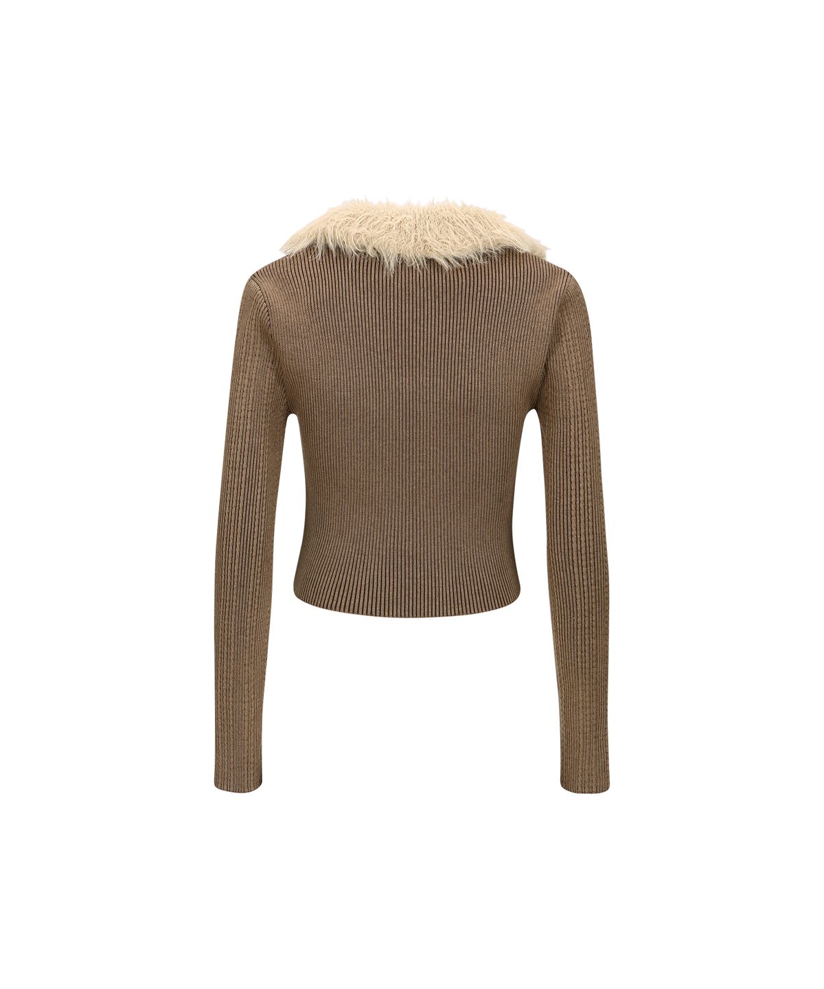 앤더슨벨(ADSB ANDERSSON BELL) 레이스업 니트 가디건 atb1185w(BROWN)
