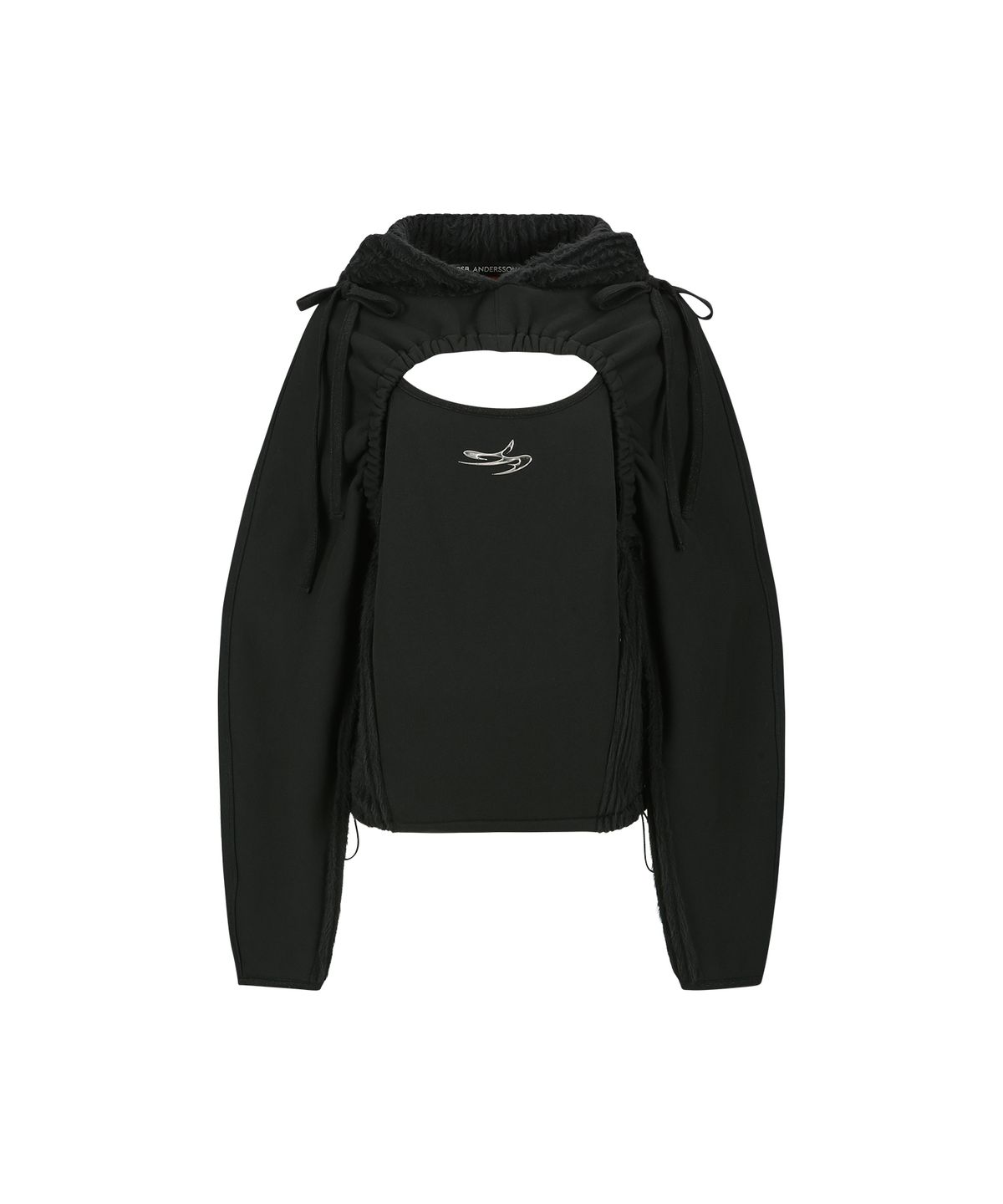앤더슨벨(ADSB ANDERSSON BELL) (에센셜) 컷 아웃 셔링 후디 atb1193w(BLACK)
